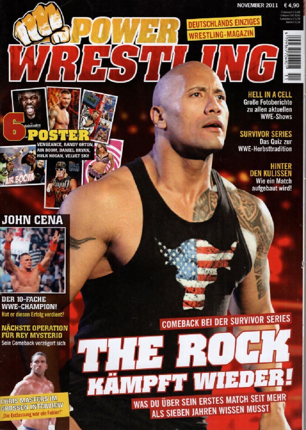 Power Wrestling Magazin Deutschland 2011-11 Dwayne Johnson
