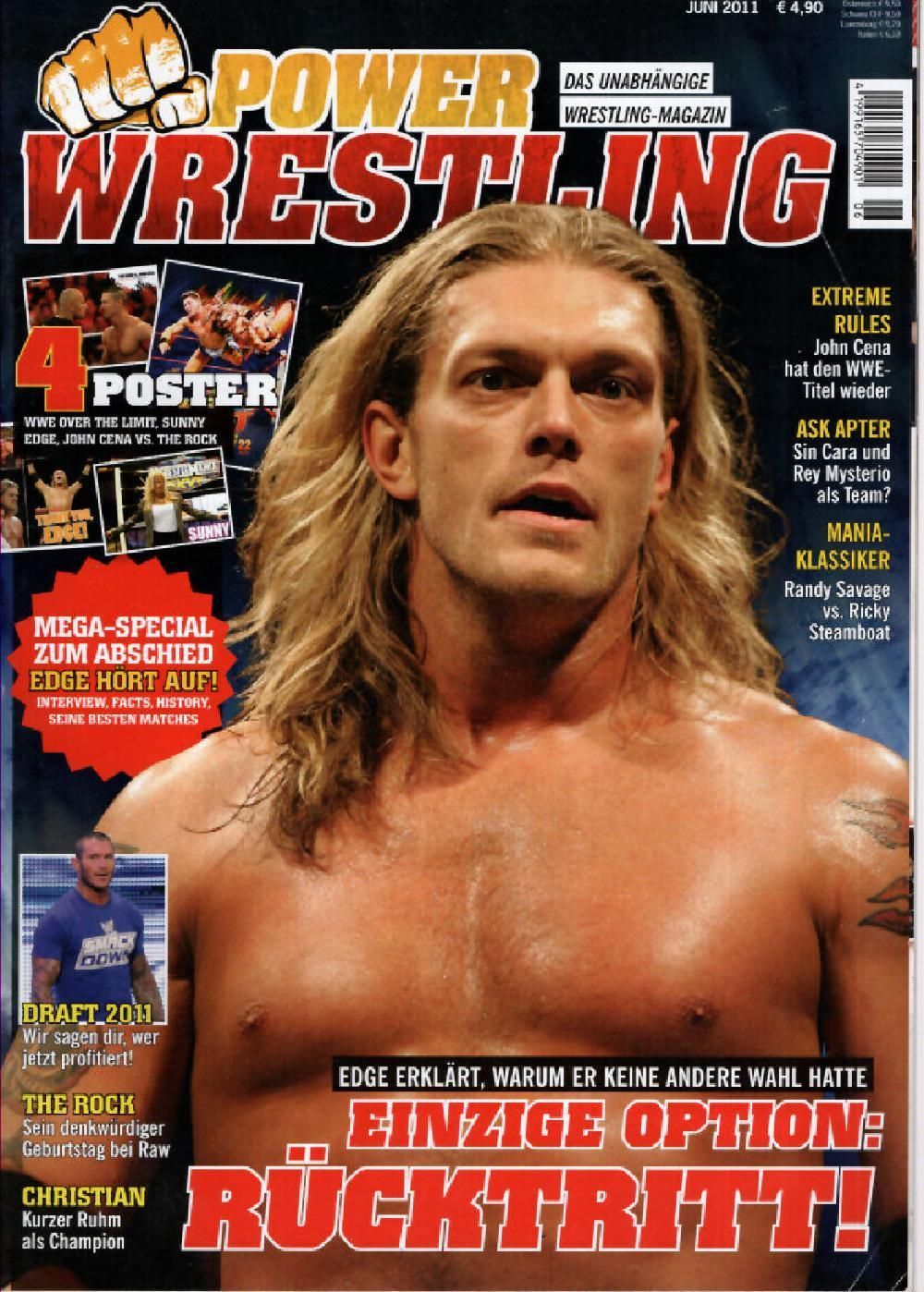 Power Wrestling Magazin Deutschland 2011-06 Edge Adam Copeland