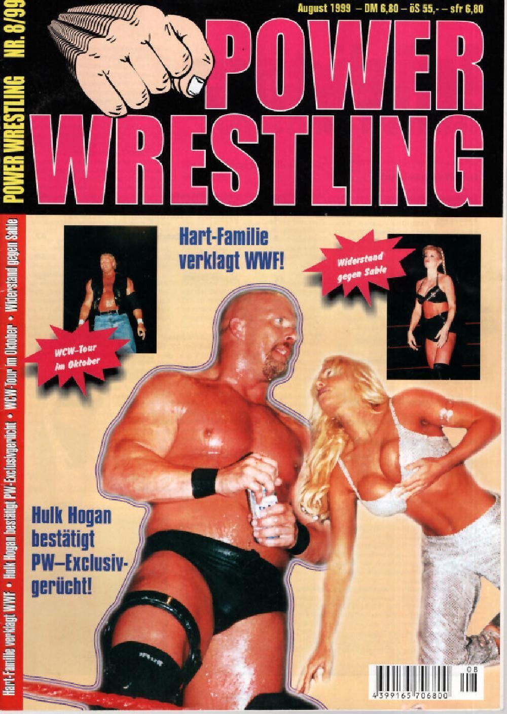 Power Wrestling Magazin Deutschland 1999-08 Sable Hulk Hogan
