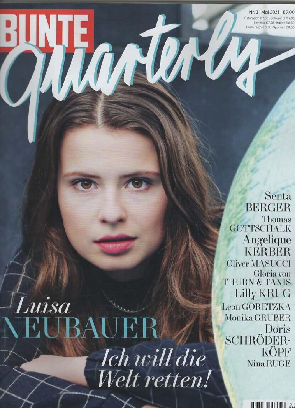 Bunte Quarterly Magazin Deutschland 2021-01 Luise Bauer Andy Warhol