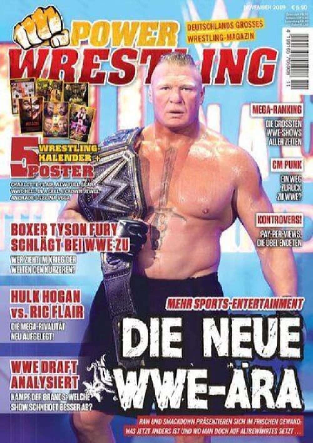 Power Wrestling Magazin Deutschland 2019-11 Brock Lesnar CM Punk