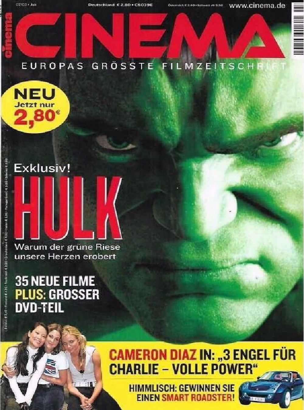 Cinema Magazin Deutschland 2003-07 Cameron Diaz Hulk