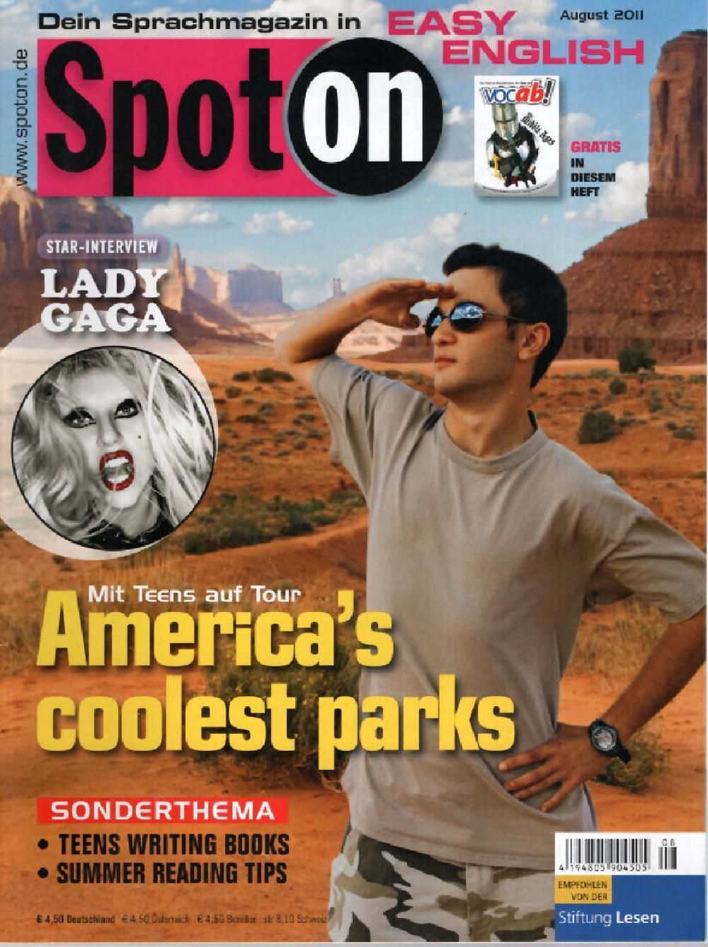 Spot On Magazin Deutschland 2011-08 Lady Gaga