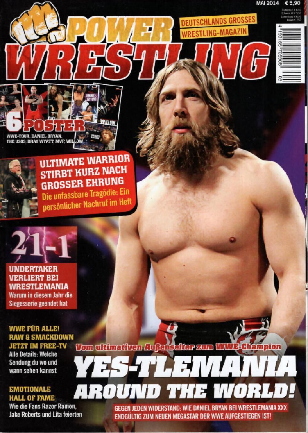 Power Wrestling Magazin Deutschland 2014-05 Daniel Bryan Undertaker