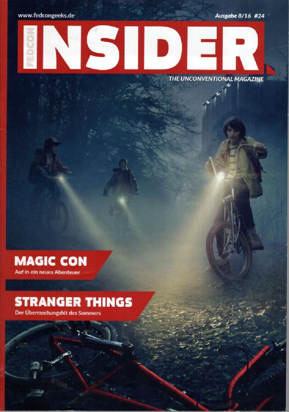 Insider Magazin Deutschland 2016 #24 Magic Con Stranger Things