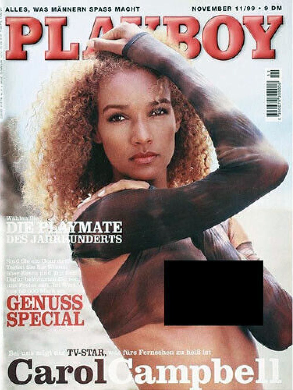 Playboy Magazin Deutschland 1999-11 Carol Campbell