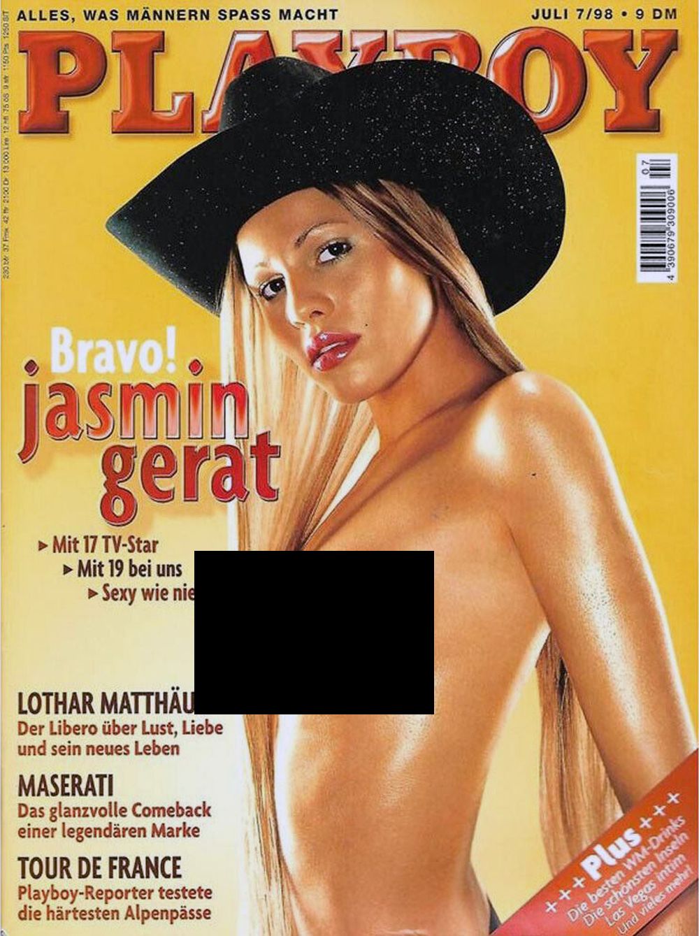 Playboy Magazin Deutschland 1998-07 Jasmin Gerat