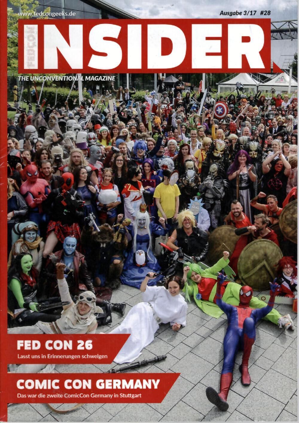 Insider Magazin Deutschland 2017 #28 Fed Con 26 Comic Con