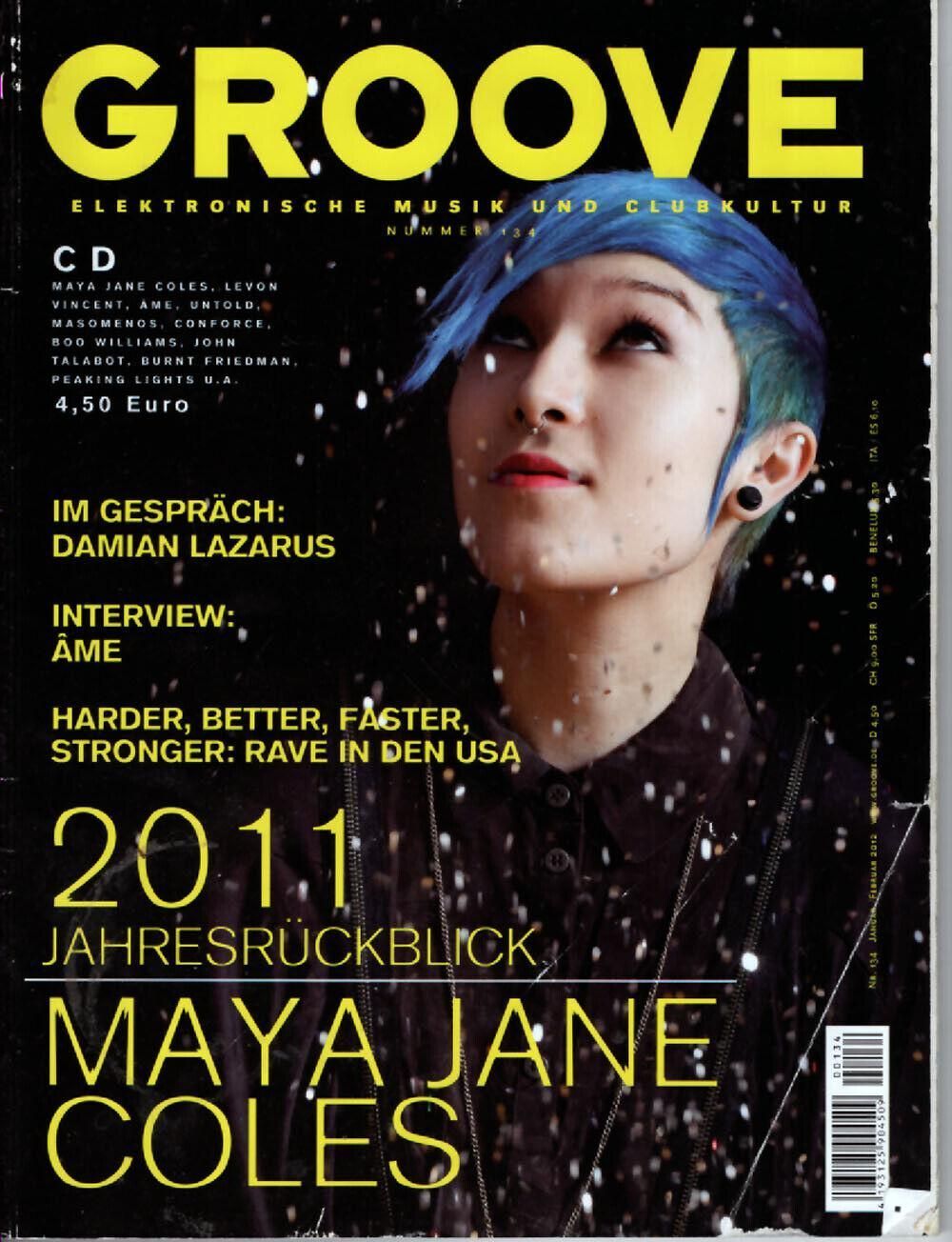 Groove Magazine Germany 2012 #134 Maya Jane Coles ACCEPTABLE