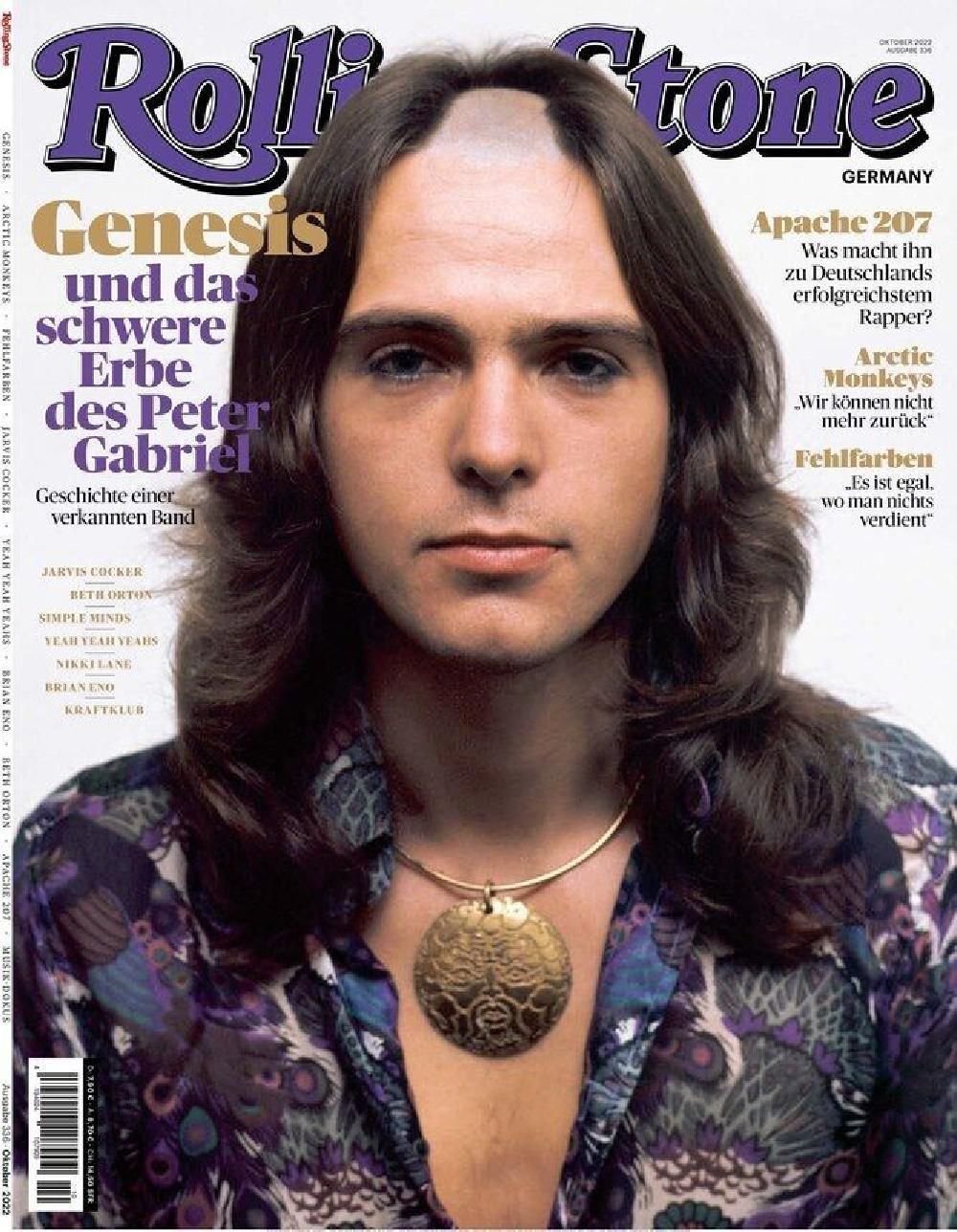 Rolling Stone Magazin Deutschland 2022-10 Peter Gabriel Genesis Apache 207 Arctic Monkeys #336