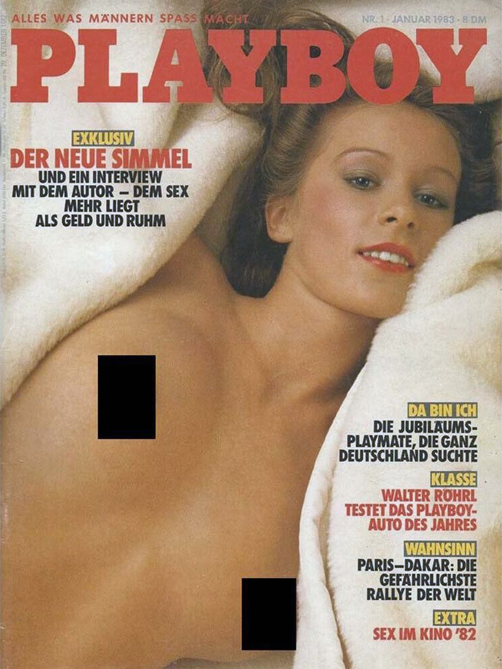 Playboy Magazin Deutschland 1983-01 Cieta Stöwe