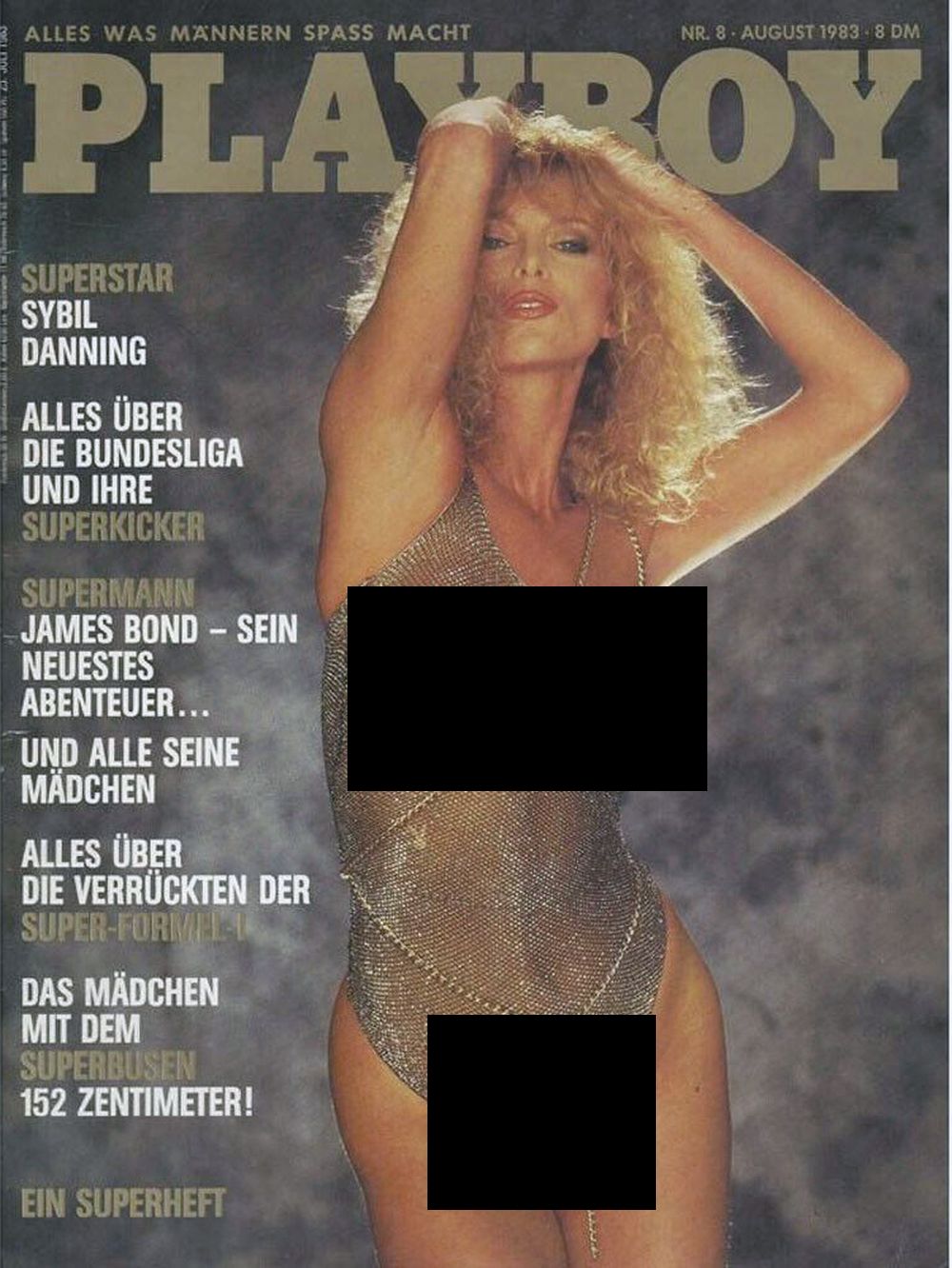 Playboy Magazin Deutschland 1983-08 Sybil Danning
