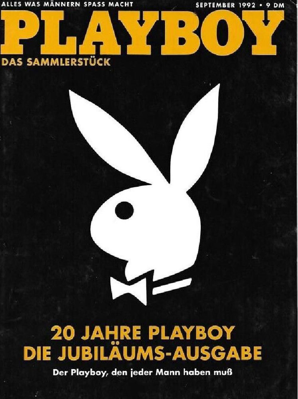 Playboy Magazin Deutschland 1992-09 Anniversary Edition