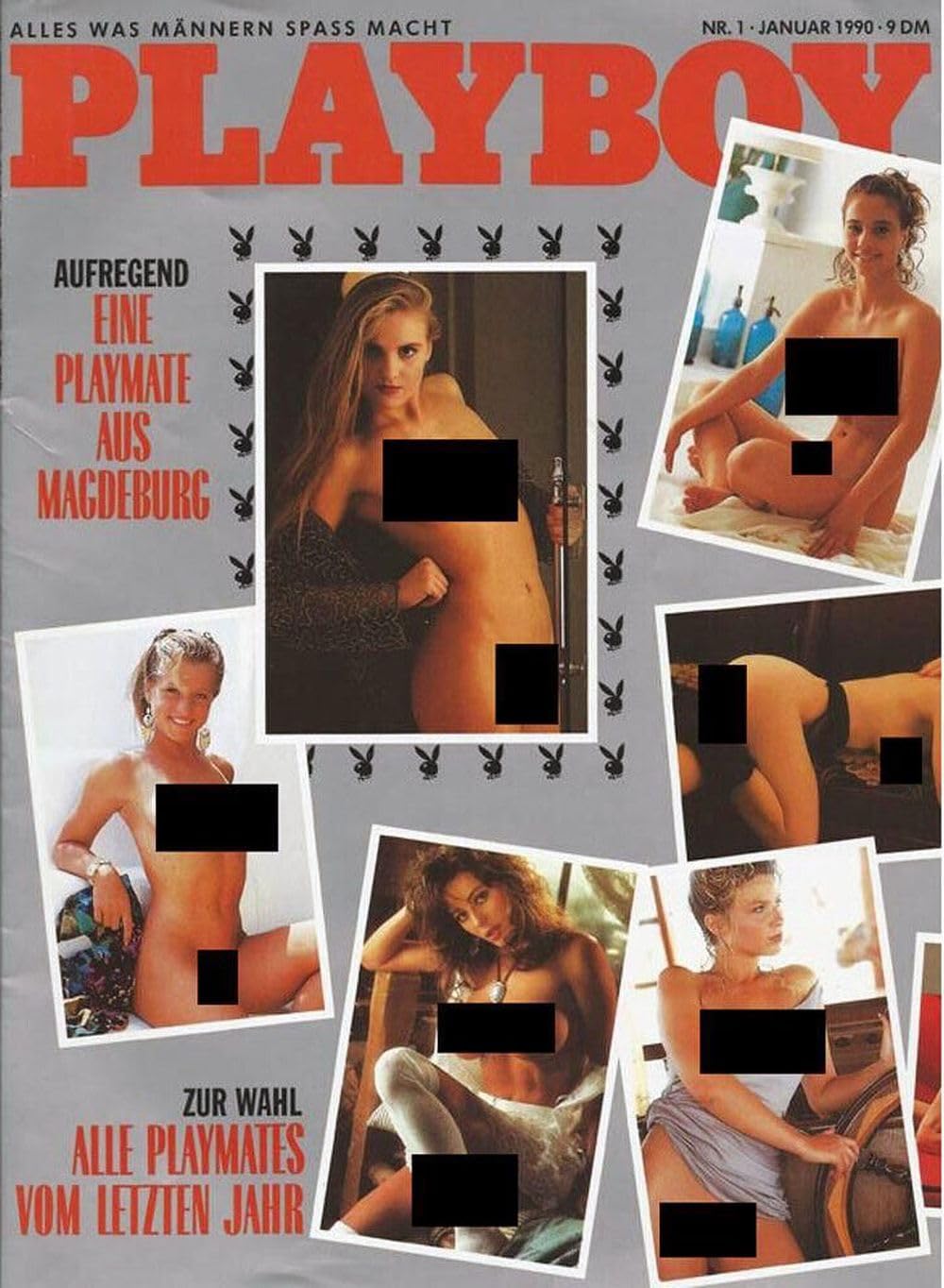 Playboy Magazin Deutschland 1990-01 Playmates