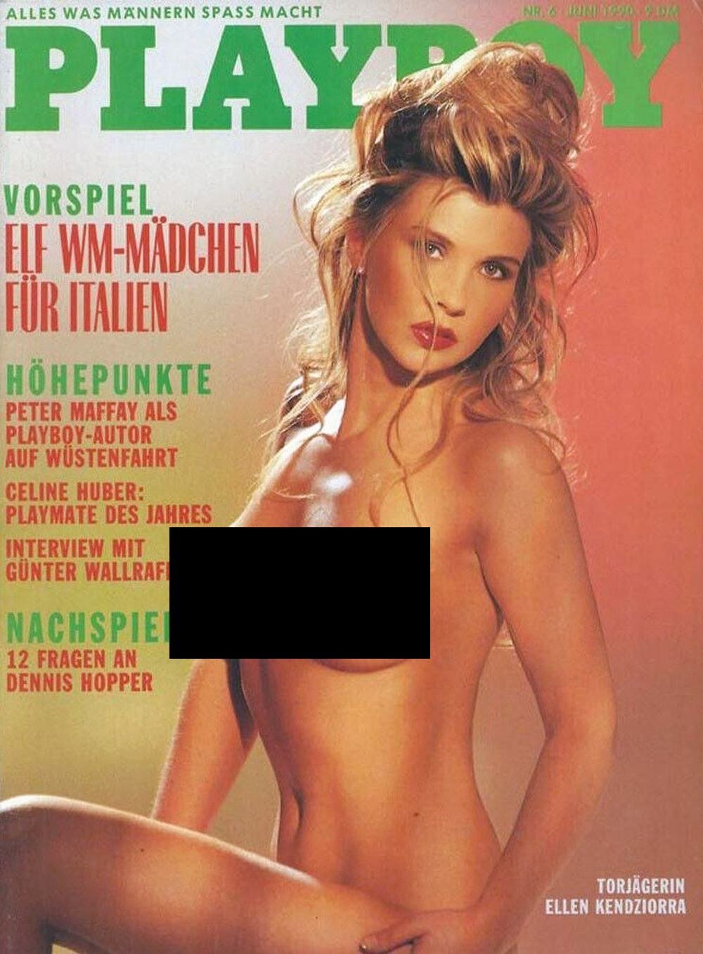 Playboy Magazin Deutschland 1990-06 Ellen Kendziorra Celine Huber