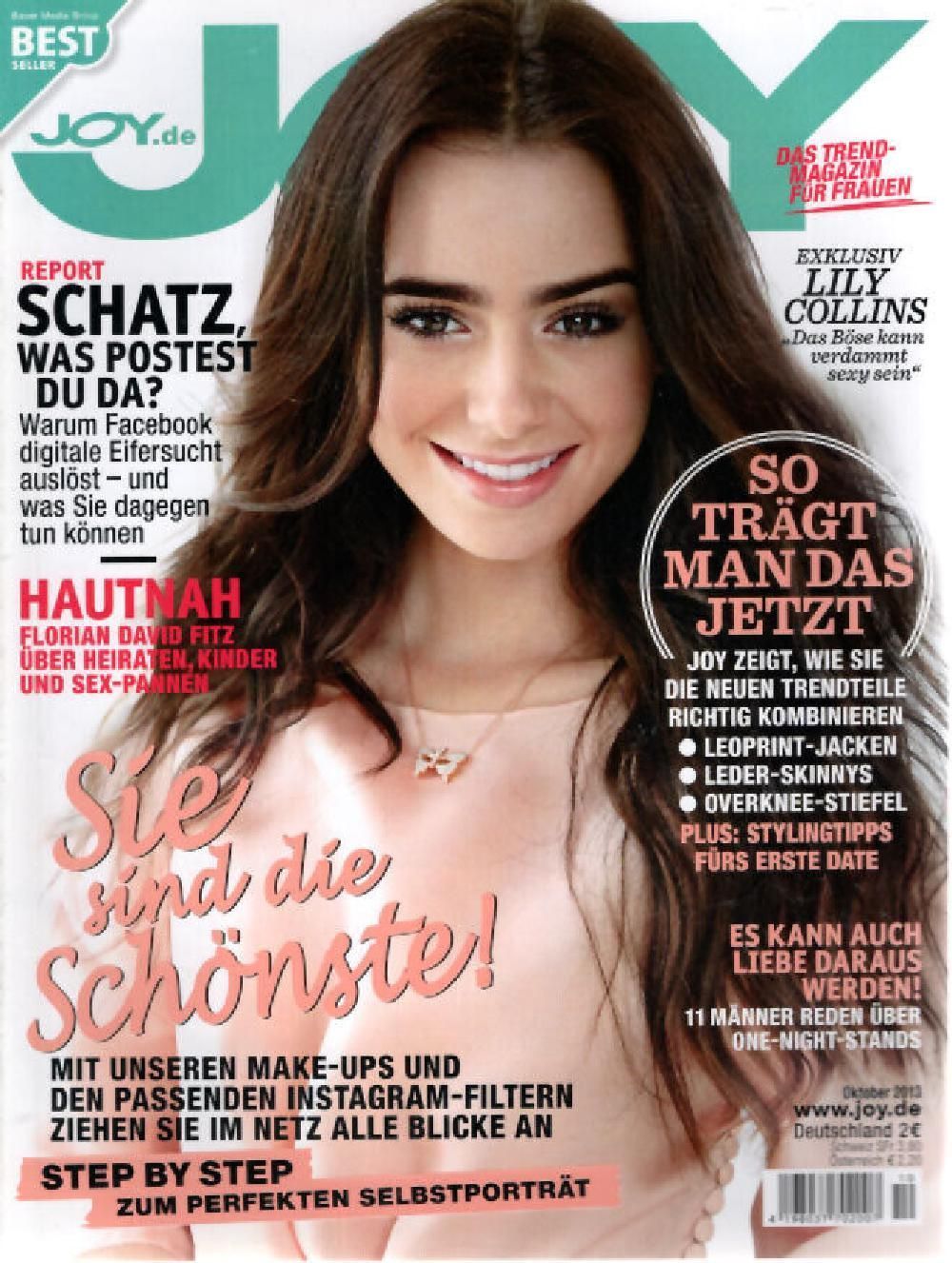 Joy Tijdschrift Duitsland 2013-10 Lily Collins Originele uitgave