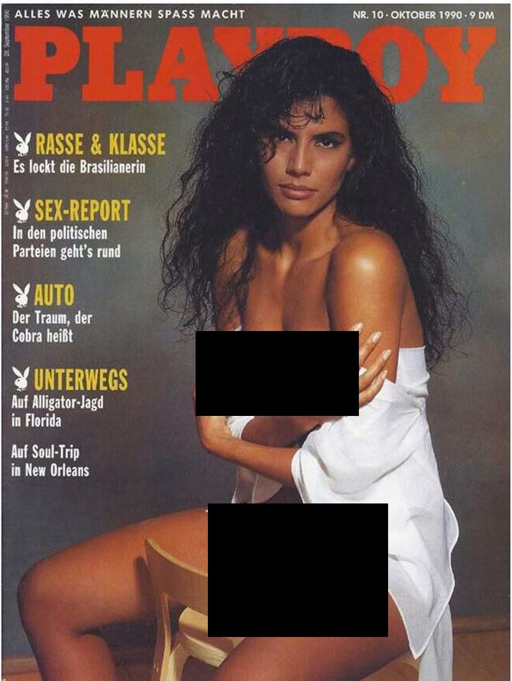 Playboy Magazin Deutschland 1990-10 Rosangela Caetano Roberto Rocchi Franco Marocco