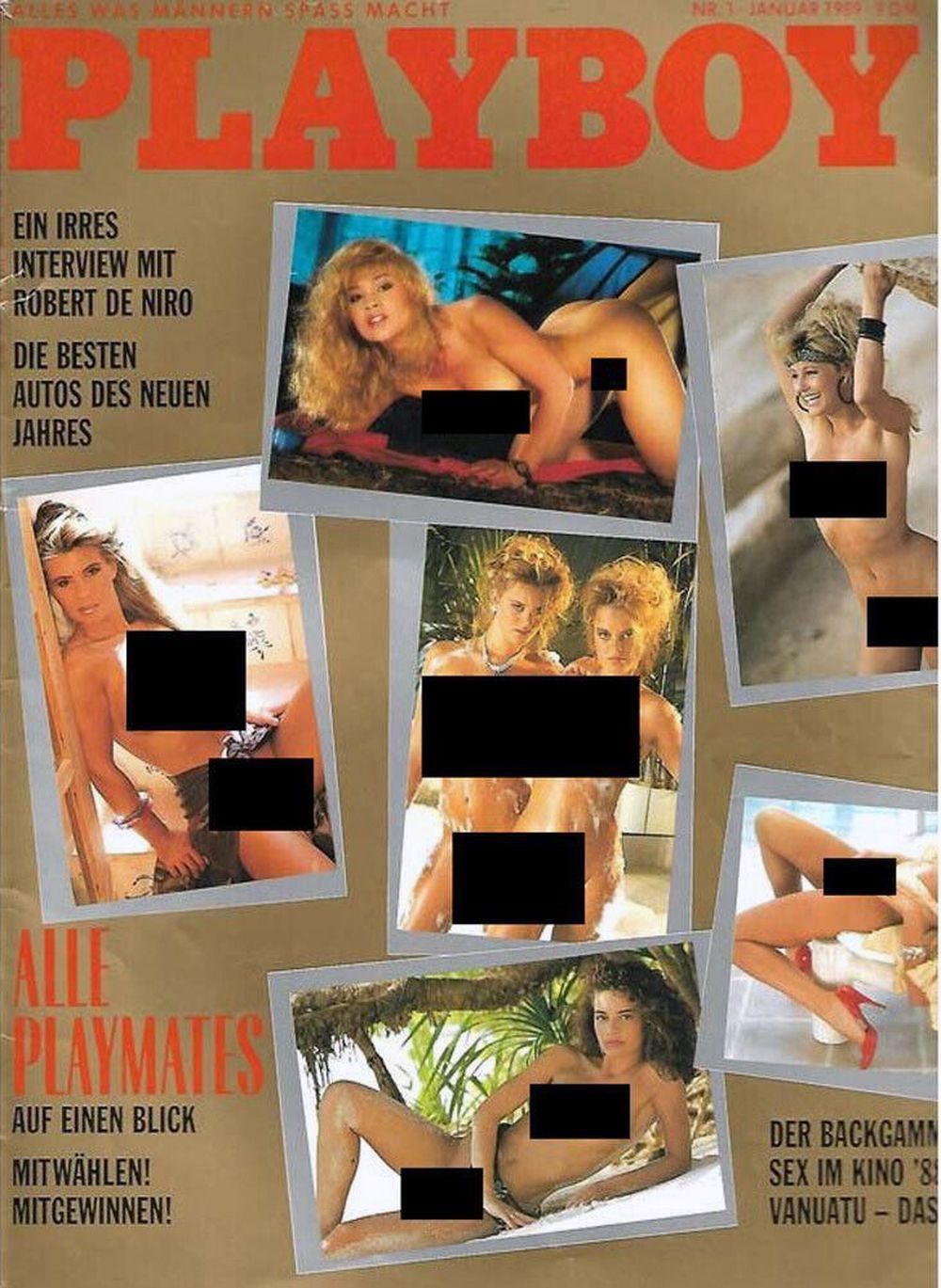 Playboy Magazin Deutschland 1989-01 Kimberly Conrad Tina Ruland Stephanie Norton