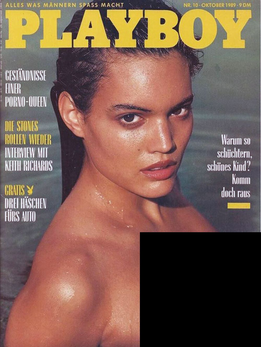 Playboy Magazin Deutschland 1989-10 Tully Jensen Herb Ritts