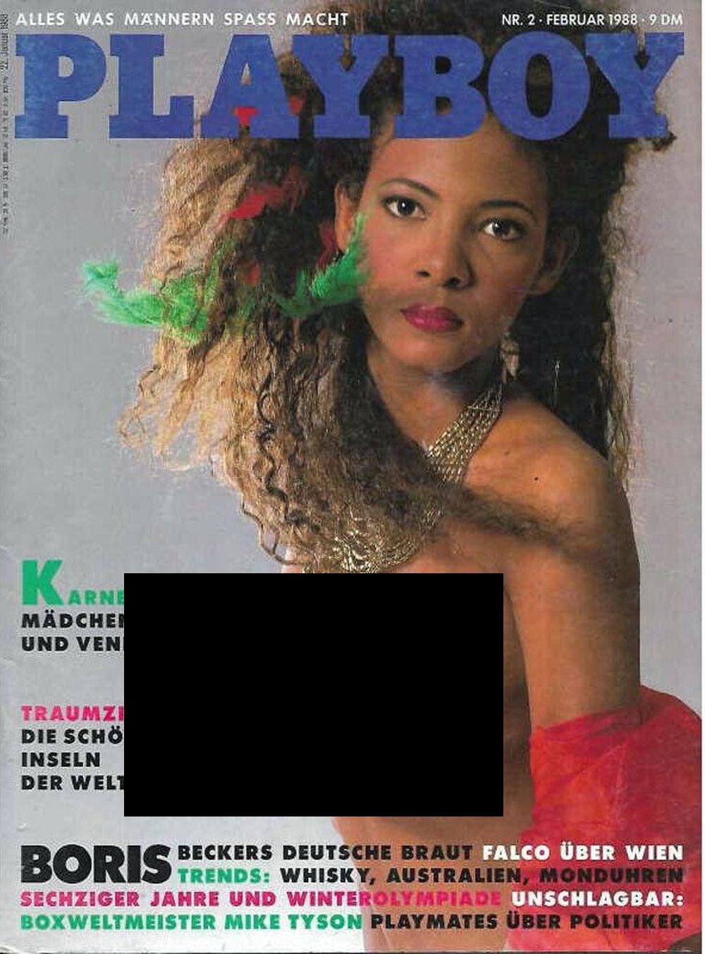 Playboy Magazin Deutschland 1988-02 Monica Andrea Silvia Do Santos