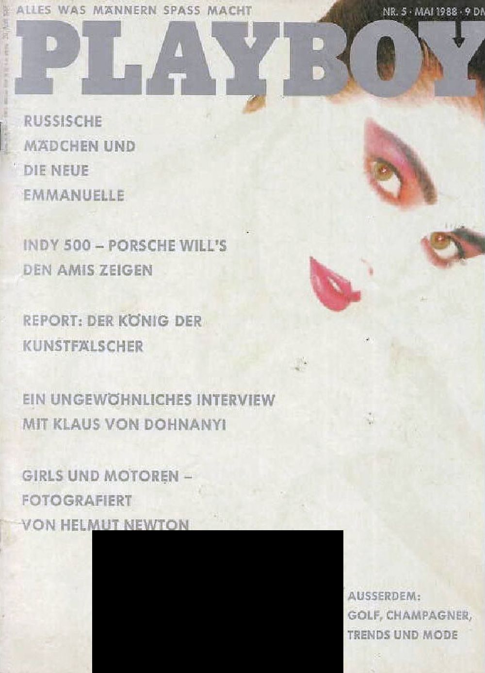 Playboy Magazin Deutschland 1988-05 Laurie Carr