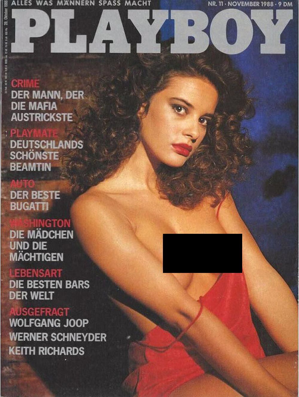 Playboy Magazin Deutschland 1988-11 Shari Keith Richards
