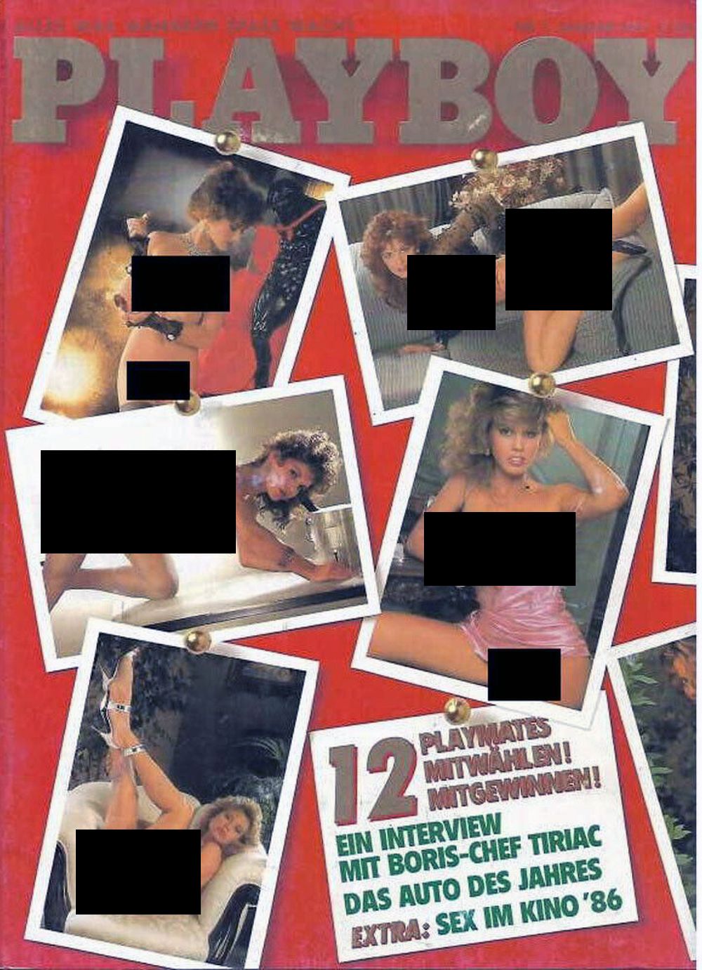 Playboy Magazin Deutschland 1987-01 Playmates