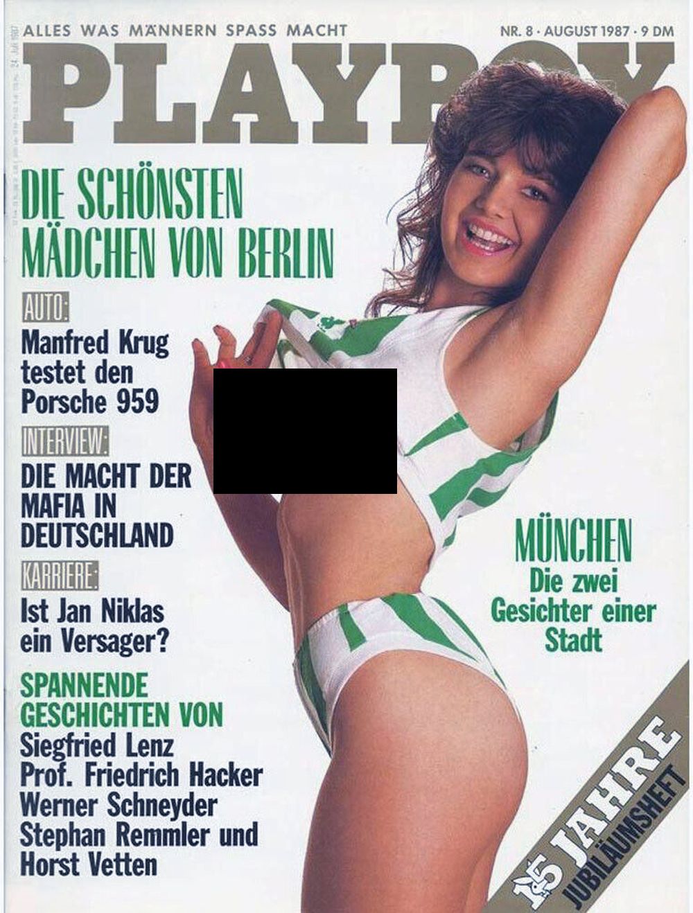Playboy Magazin Deutschland 1987-08 Susanne Meyer