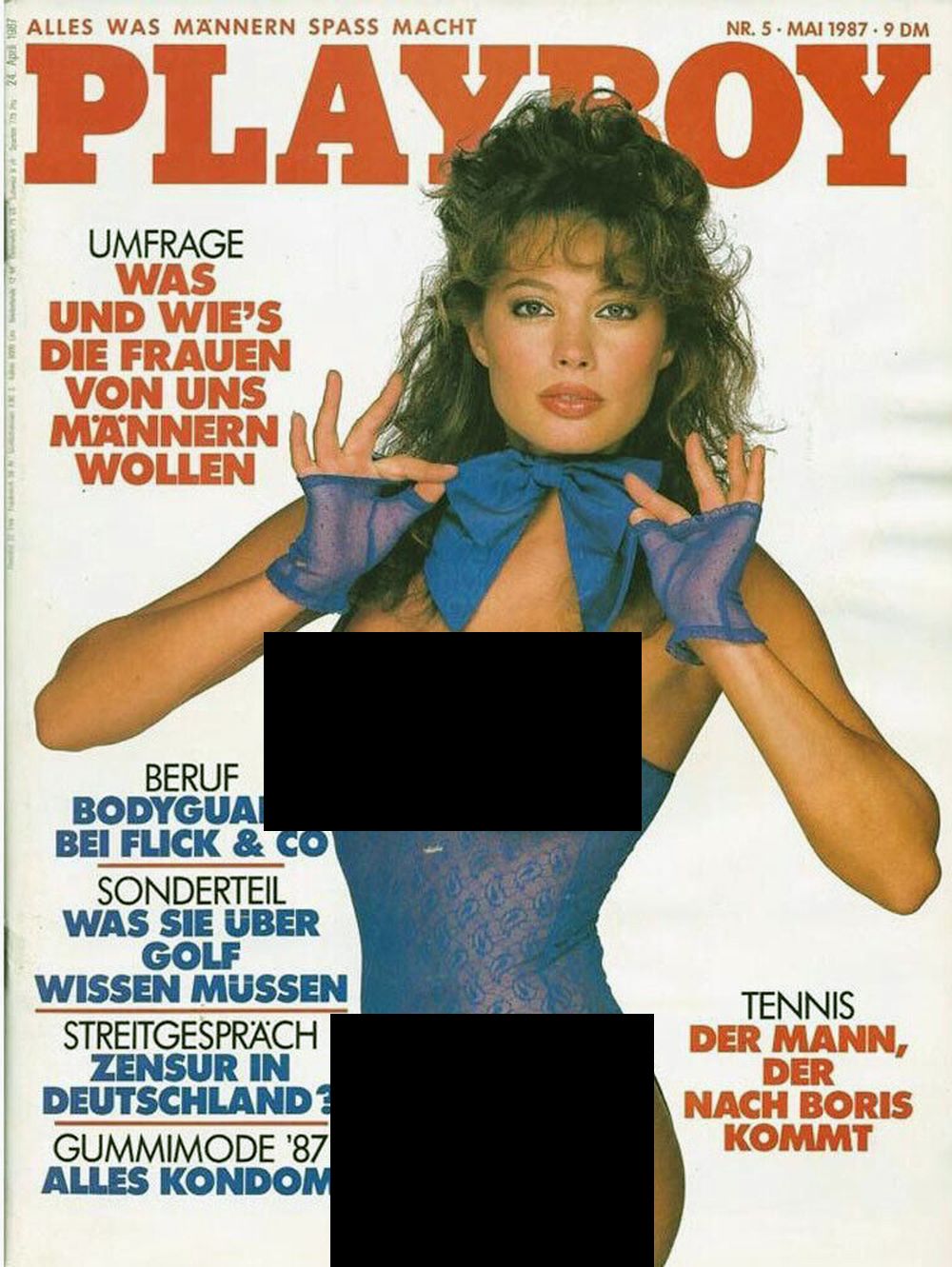 Playboy Magazin Deutschland 1987-05 Ava Fabian