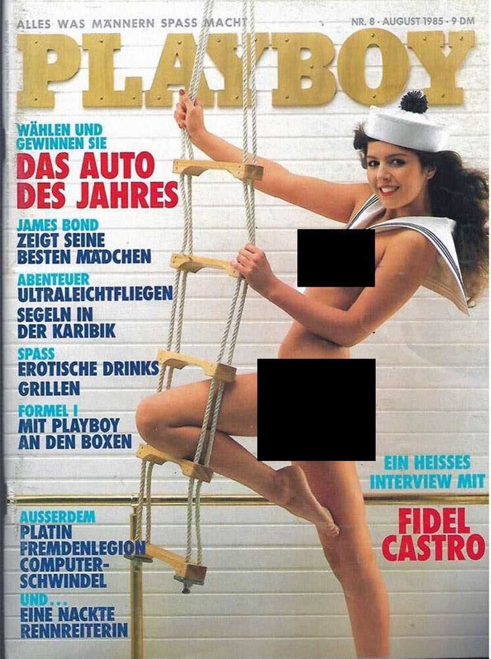 Playboy Magazin Deutschland 1985-08 Michaela Probst