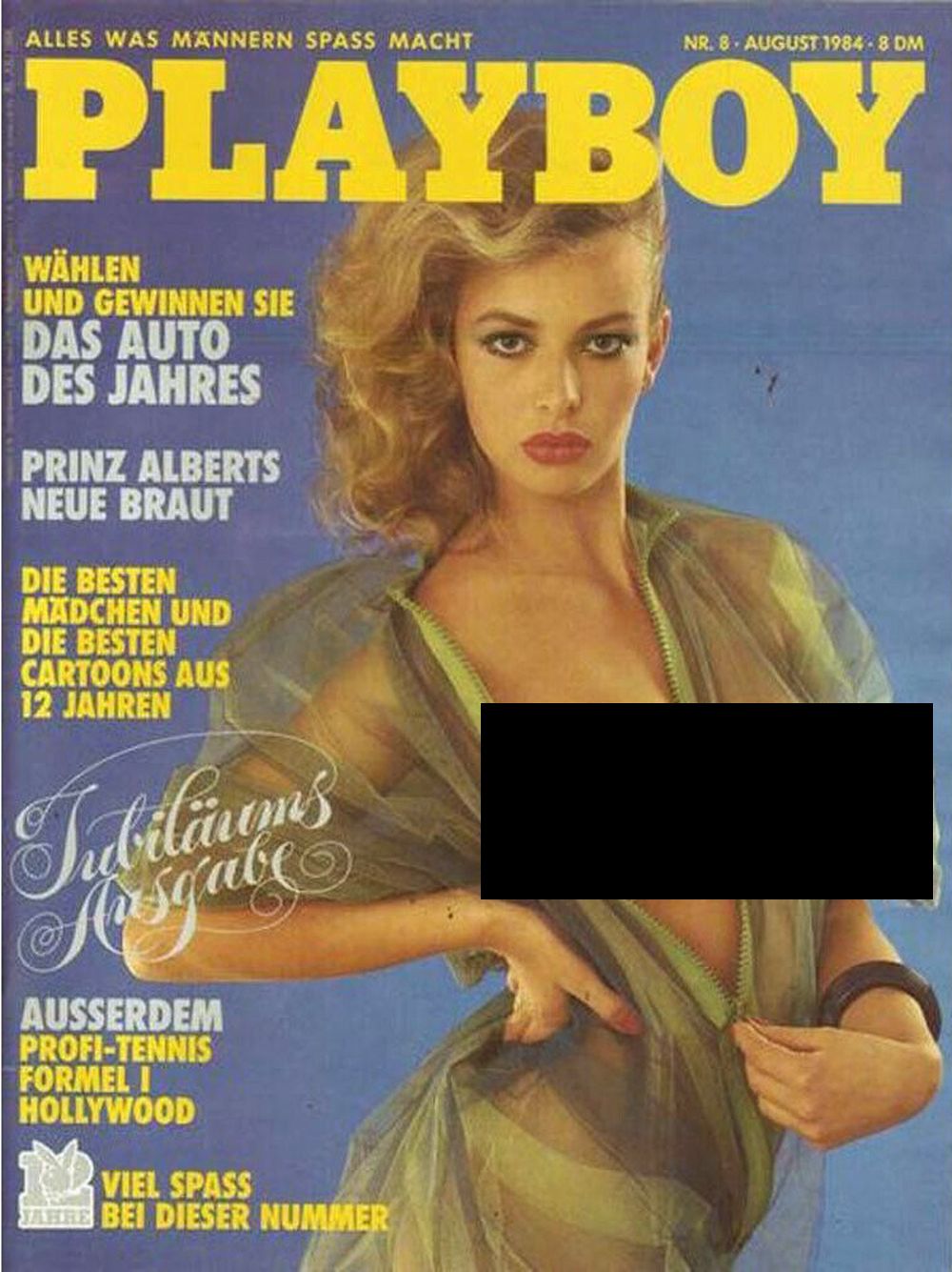 Playboy Magazin Deutschland 1984-08 Katrin Fett