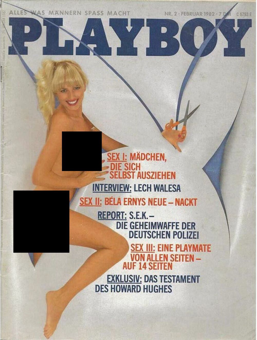 Playboy Magazin Deutschland 1982-02 Daniela Rückert