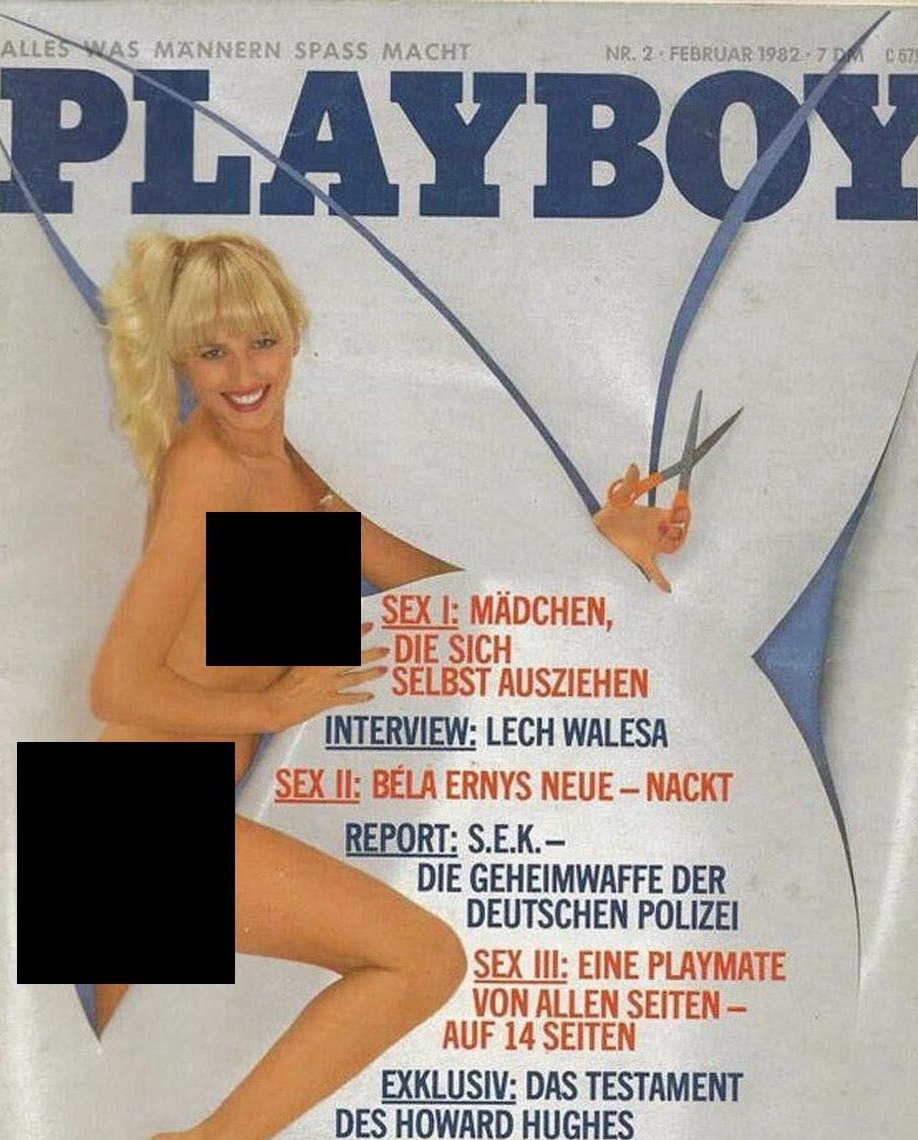 Playboy Magazine Germany 1982-02 Daniela Rückert
