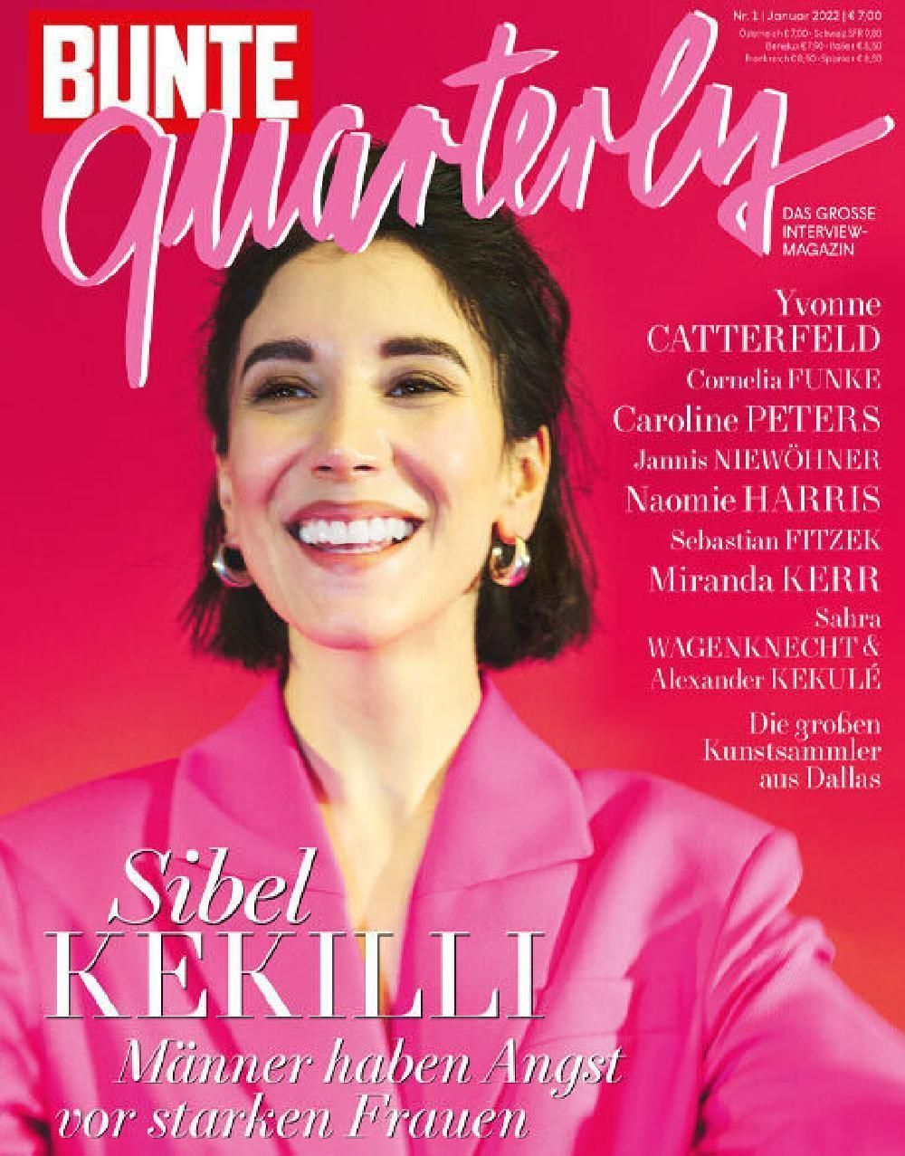 Bunte Quarterly Magasin Tyskland 2022-01 Sibel Kekilli Miranda Kerr Originalutgåva