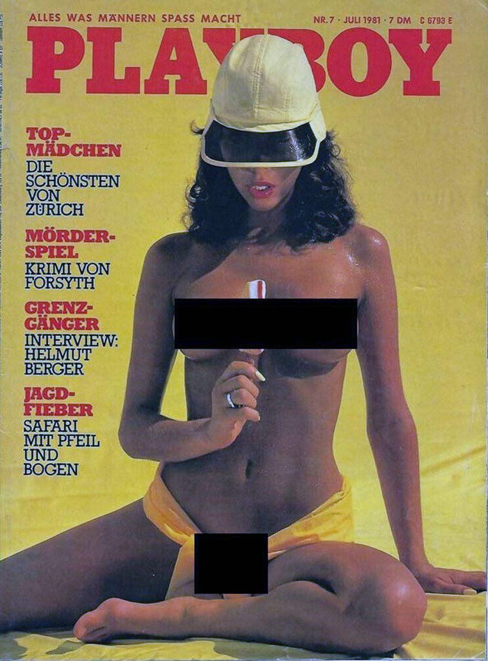 Playboy Magazin Deutschland 1981-07 Yasmine Mehr-Aine