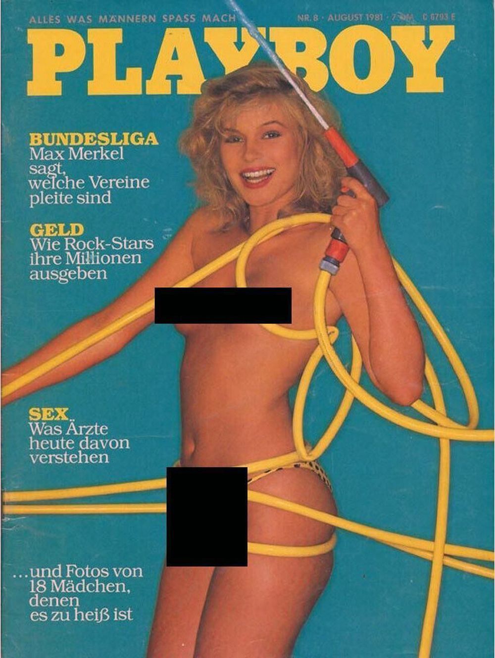 Playboy Magazin Deutschland 1981-08 Yasmine Mehr-Aine