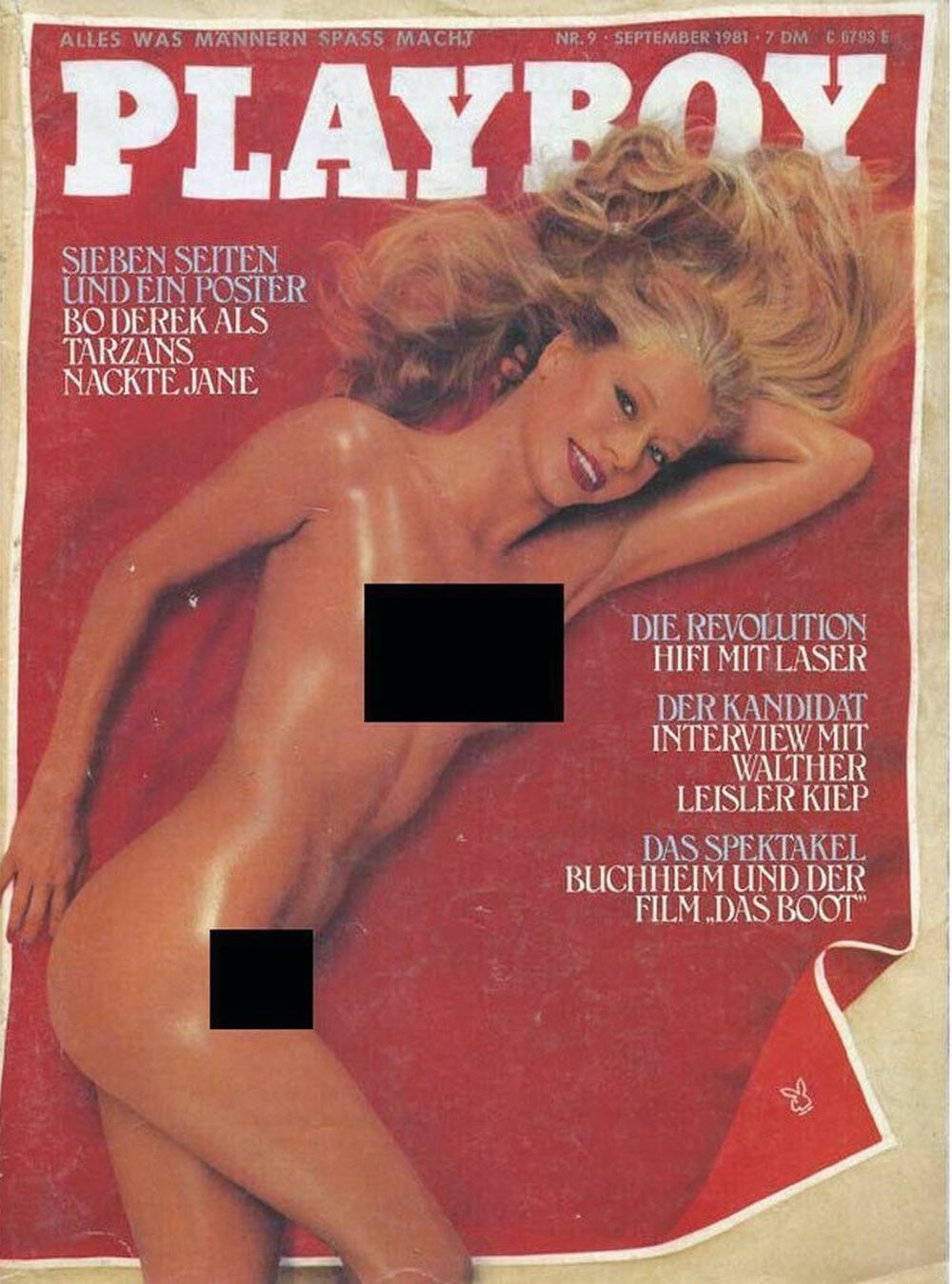 Playboy Magazin Deutschland 1981-09 Uschi Termath Bo Derek
