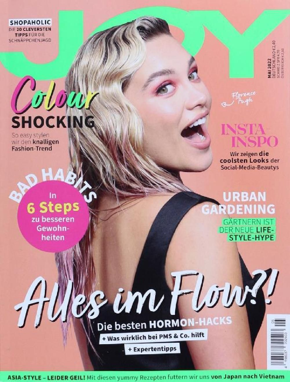 Joy Tijdschrift Duitsland 2022-05 Florence Pugh Originele uitgave