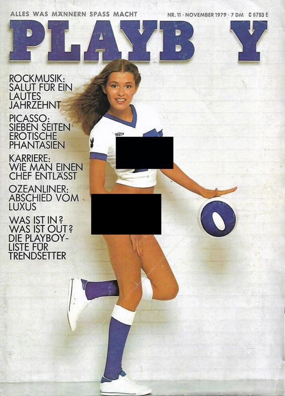 Playboy Magazin Deutschland 1979-11 Renate Lünsmann