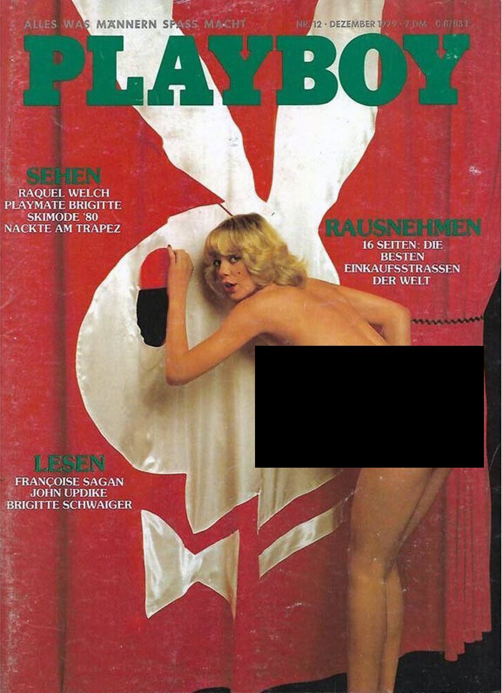 Playboy Magazin Deutschland 1979-12 Brigitte Lohmeyer Raquel Welch