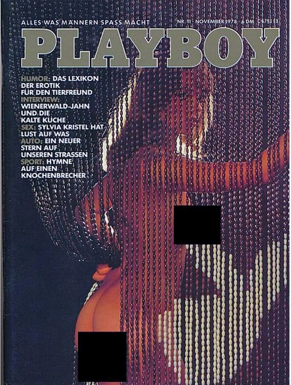 Playboy Magazin Deutschland 1978-11 Sophie Sylvia Kristel