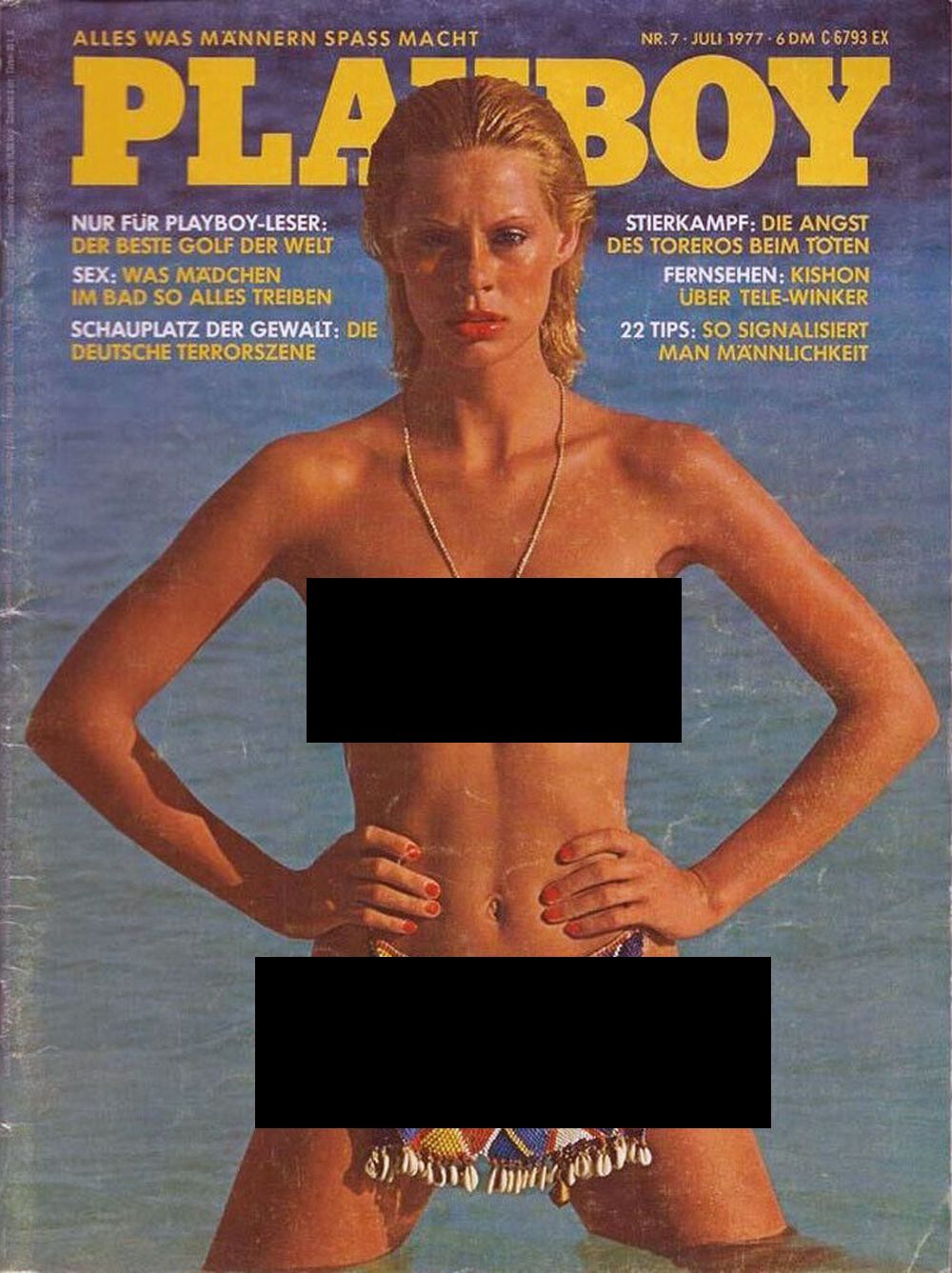 Playboy Magazin Deutschland 1977-07 Bea Fiedler