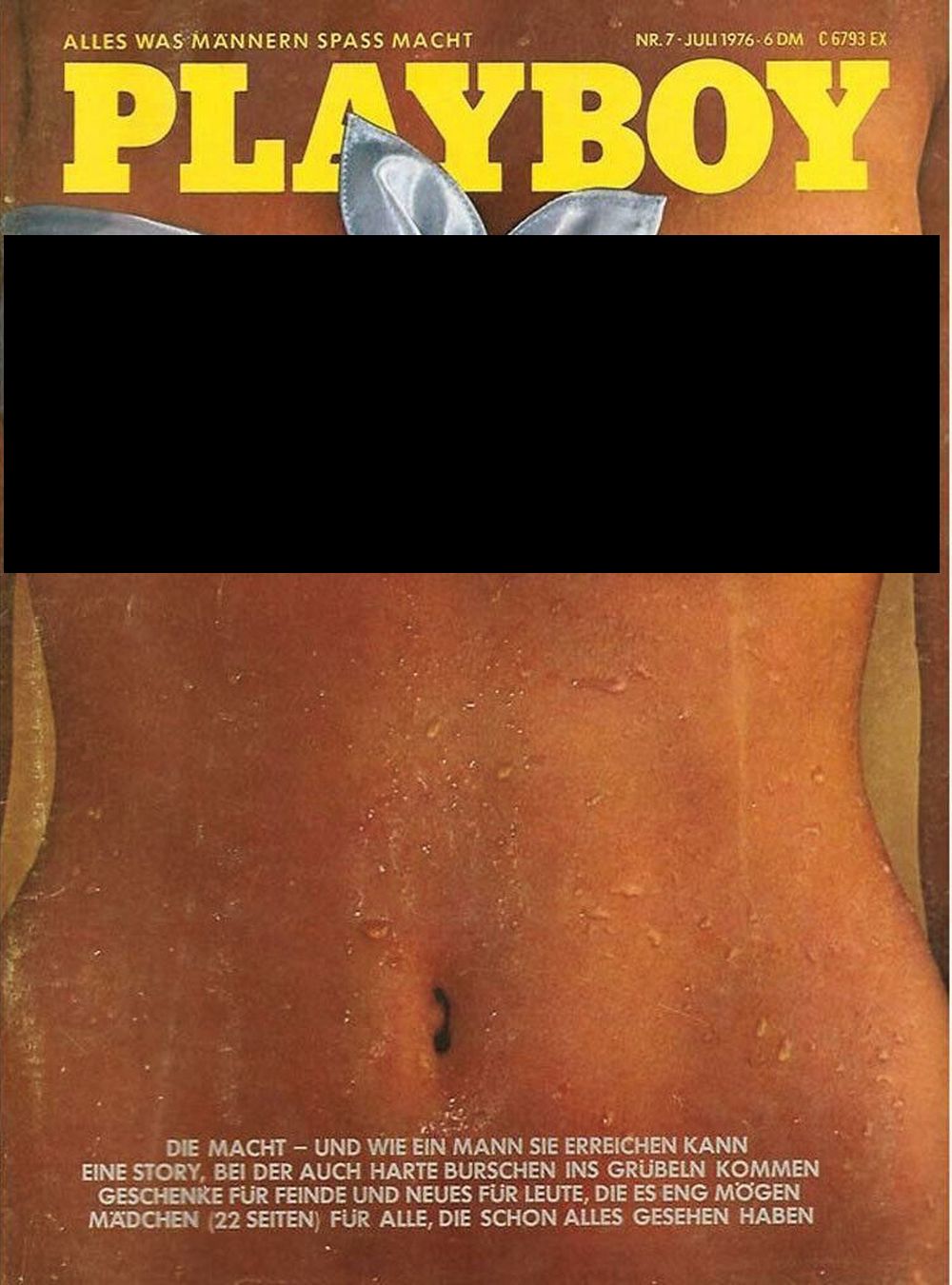 Playboy Magazin Deutschland 1976-07 Monica Thimme