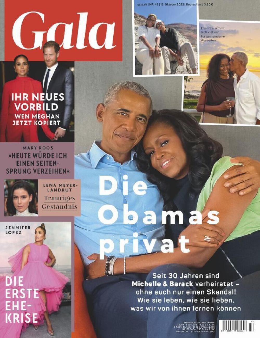 Gala Magazin Deutschland 2022-42 Obama Barack Michelle