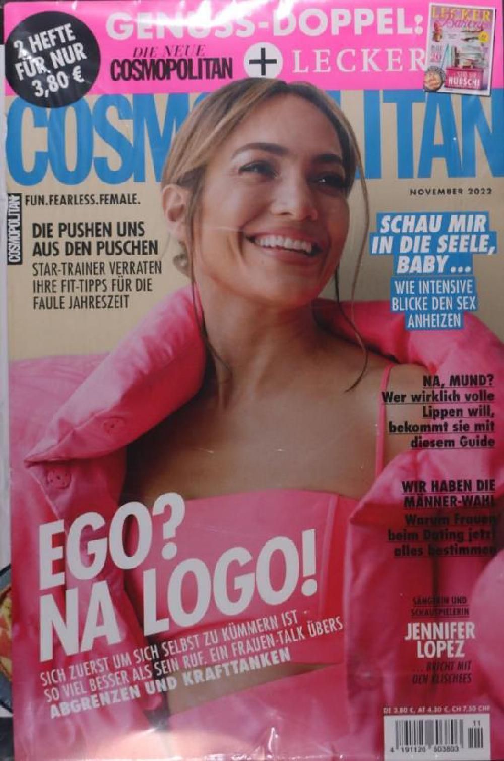 Cosmopolitan Magazin Deutschland 2022-11 Jennifer Lopez