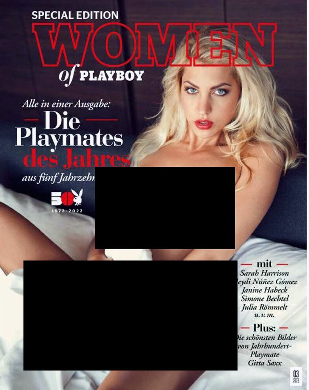 Playboy Spezial Lehti Saksa 2022 Sarah Harrison Julia Römmelt Alkuperäinen painos
