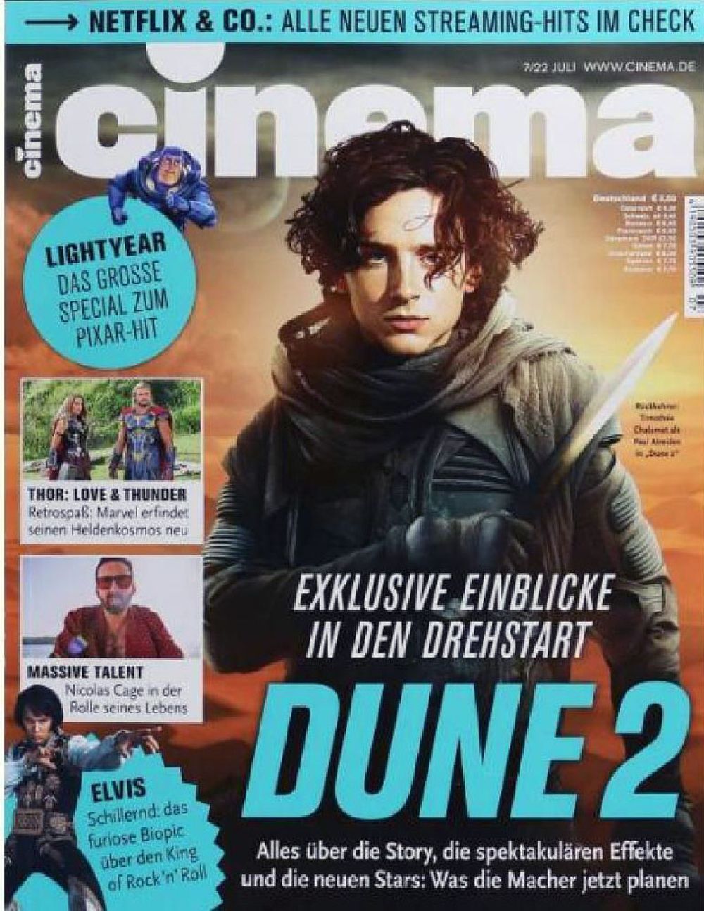 Cinema Magazin Deutschland 2022-07 Timothee Hal Chalamet