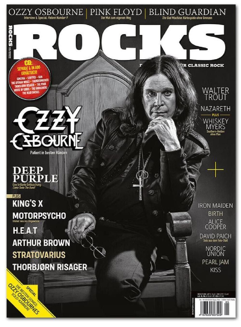 Rocks Magazin Deutschland 2022 #90 Ozzy Osbourne Walter Trout