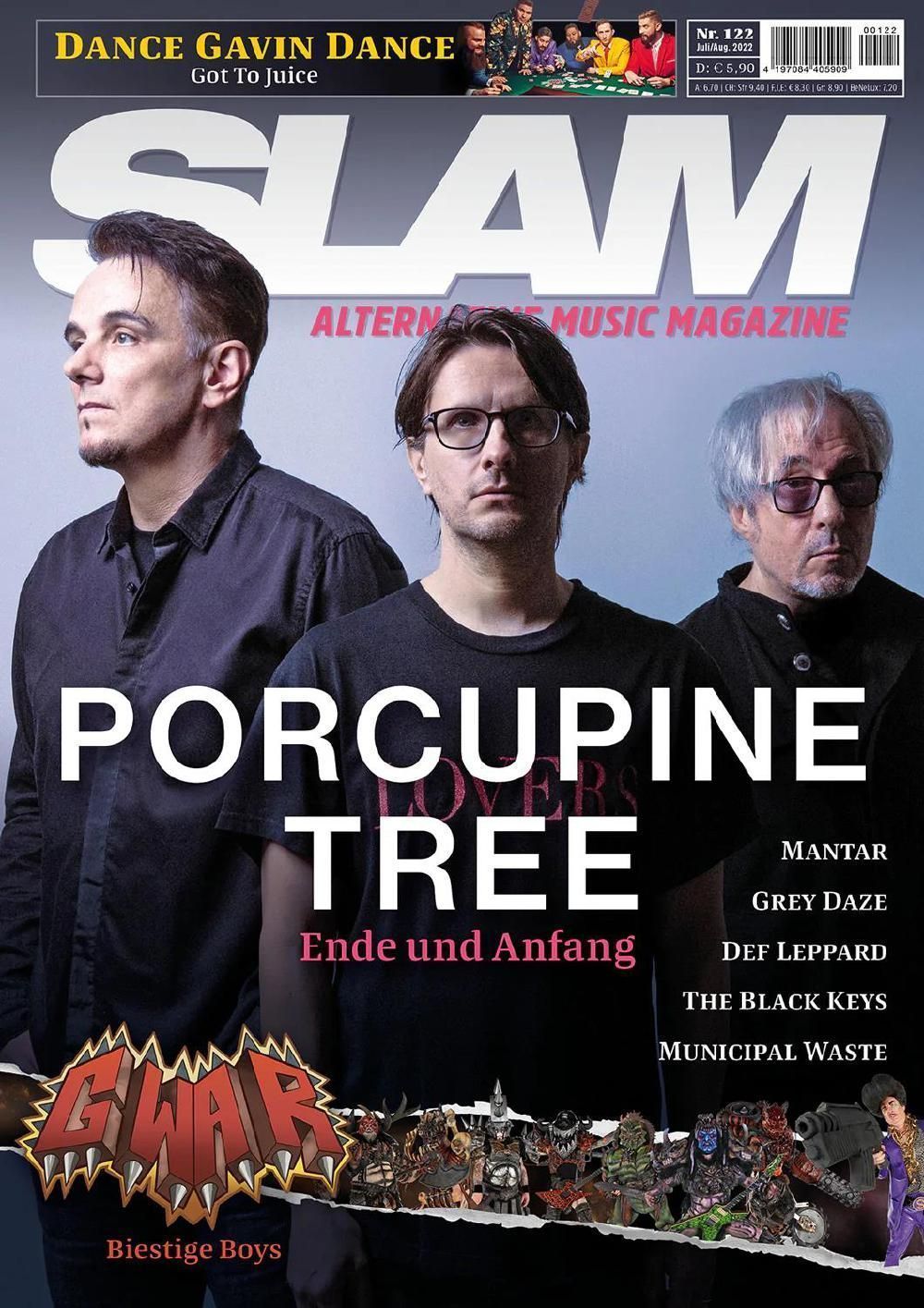 Slam Magazine Autriche 2022 #122 Porcupine Tree Édition originale