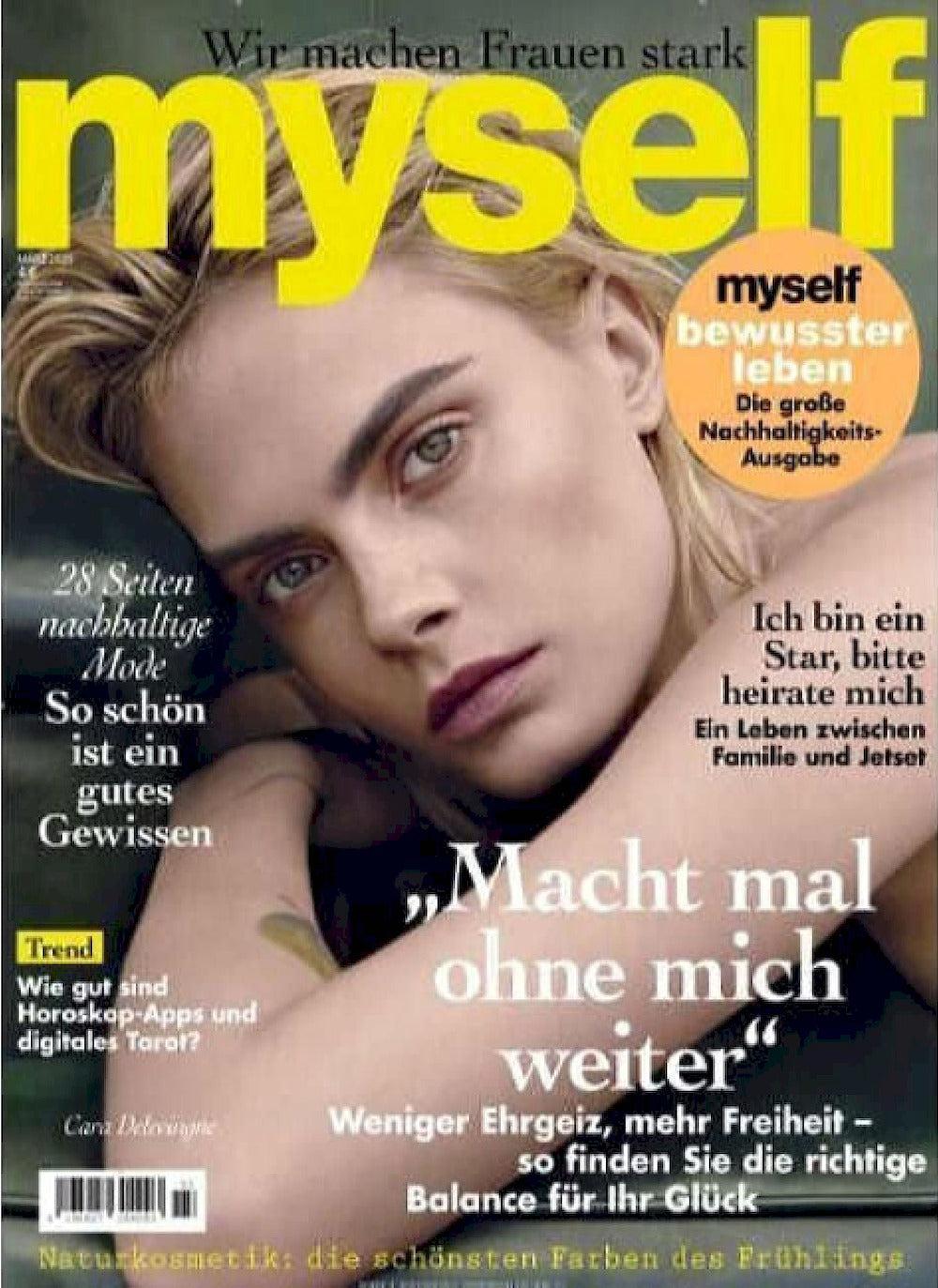 Myself Magazin Deutschland 2020-03 Cara Delevingne